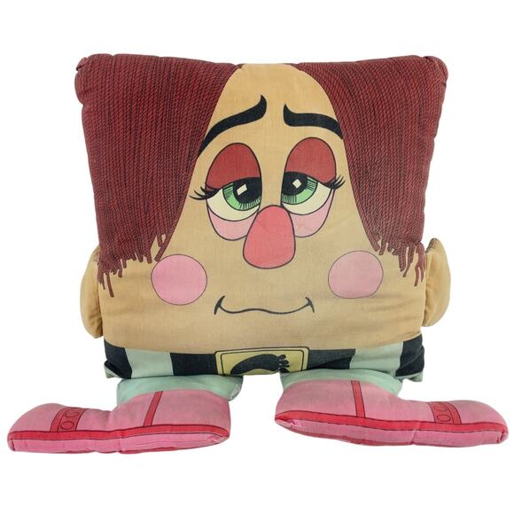 Vintage Big Footsteps 1980s Pillow People Plush Stuffed Toy Preowned - Picture 1 of 3